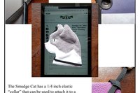 Smudge Cat "Tux" Microfiber Covert Cleaning Cloth