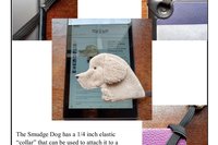 Smudge Dog Retriever "Gibby" Microfiber Cleaning Cloth, Golden/Labrador Retriever