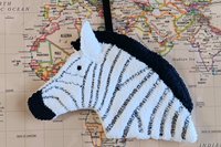 Smudge Safari: Zebra Microfiber Covert Cleaning Cloth