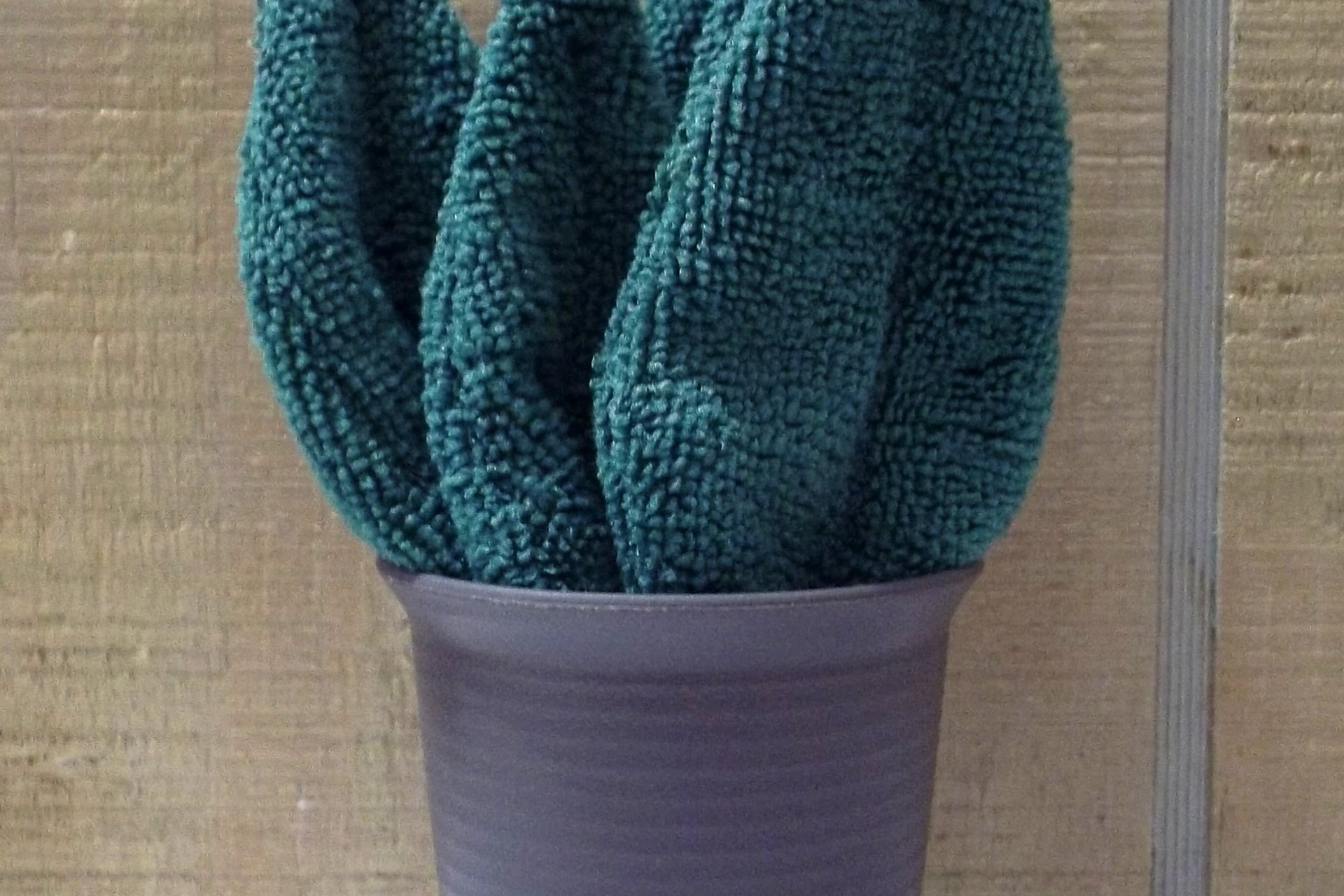 Dark Green Smudge Plant Cleaning Cloth