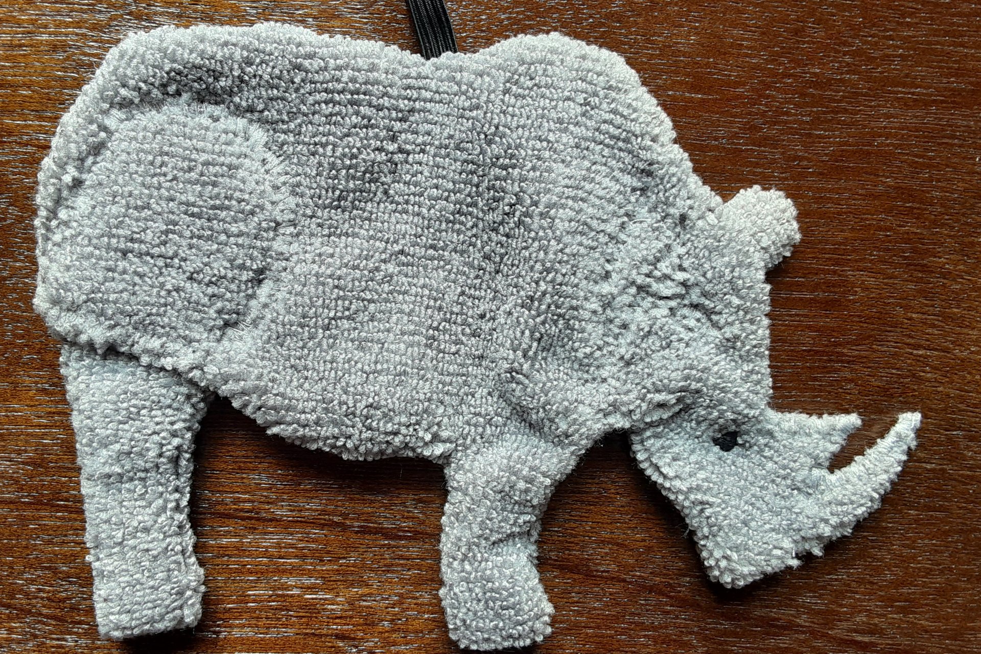 Smudge Safari: Rhinoceros Microfiber Covert Cleaning Cloth