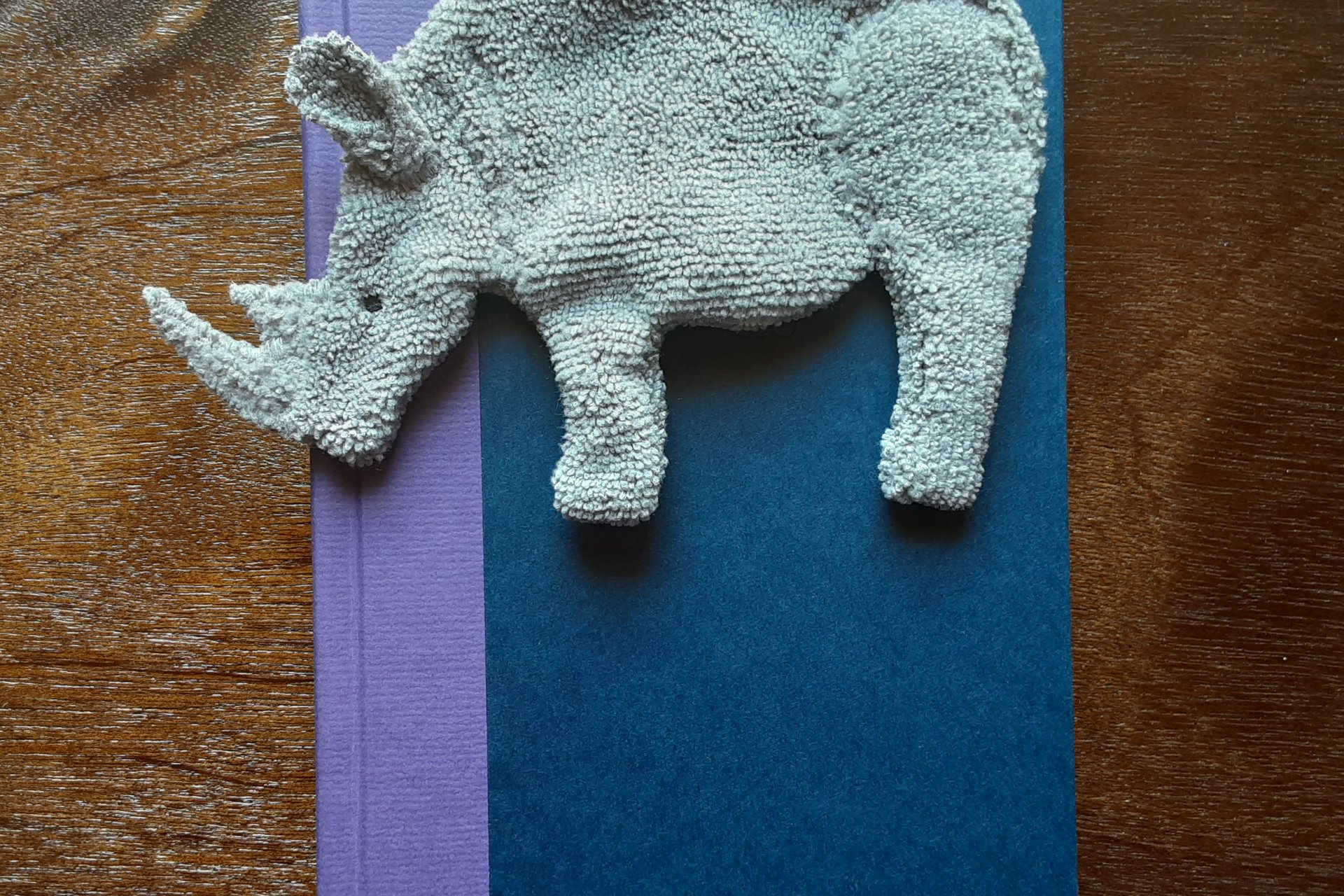 Smudge Safari: Rhinoceros Microfiber Covert Cleaning Cloth