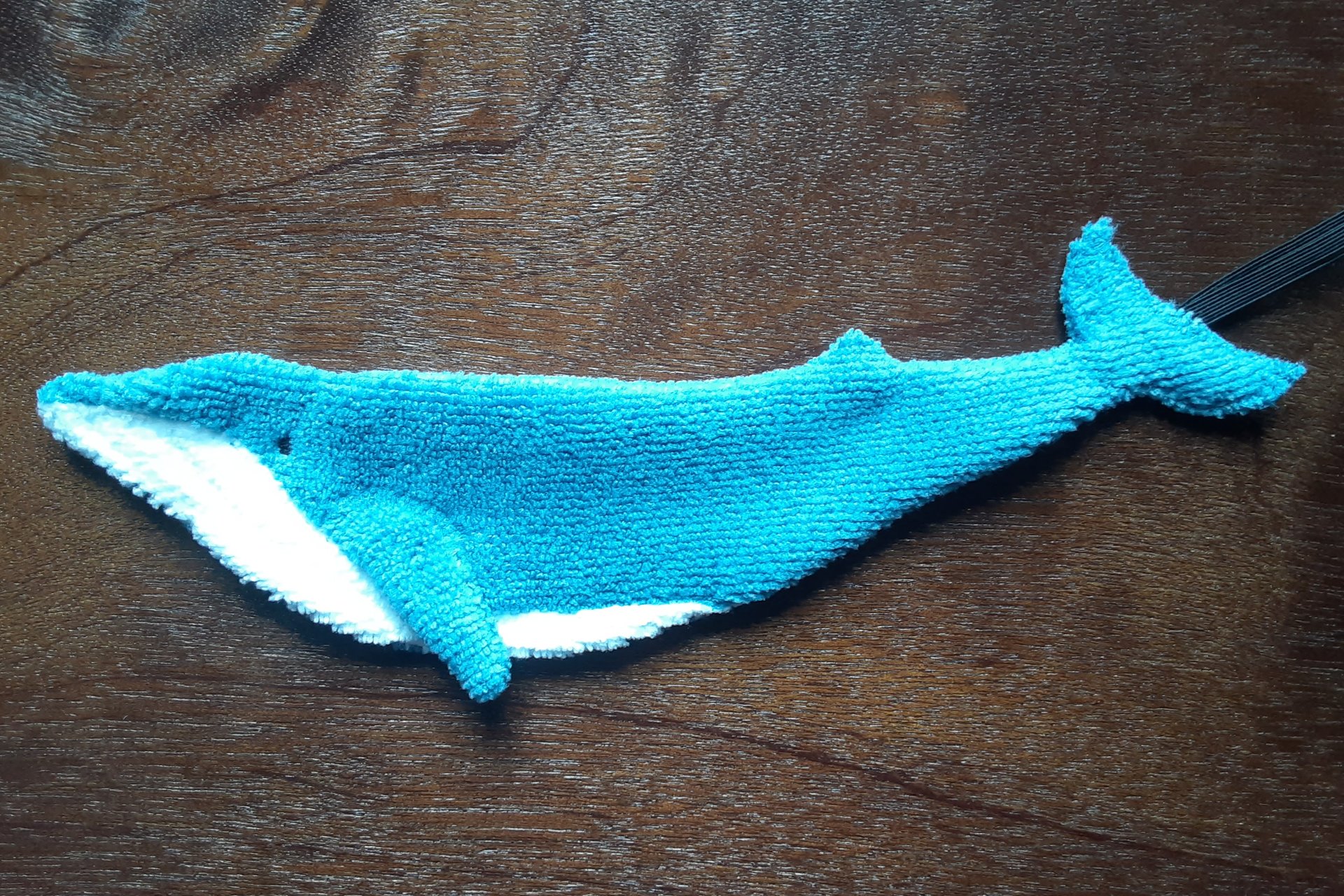 Smudge Fish: Blue Whale Microfiber Covert Cleaning Cloth