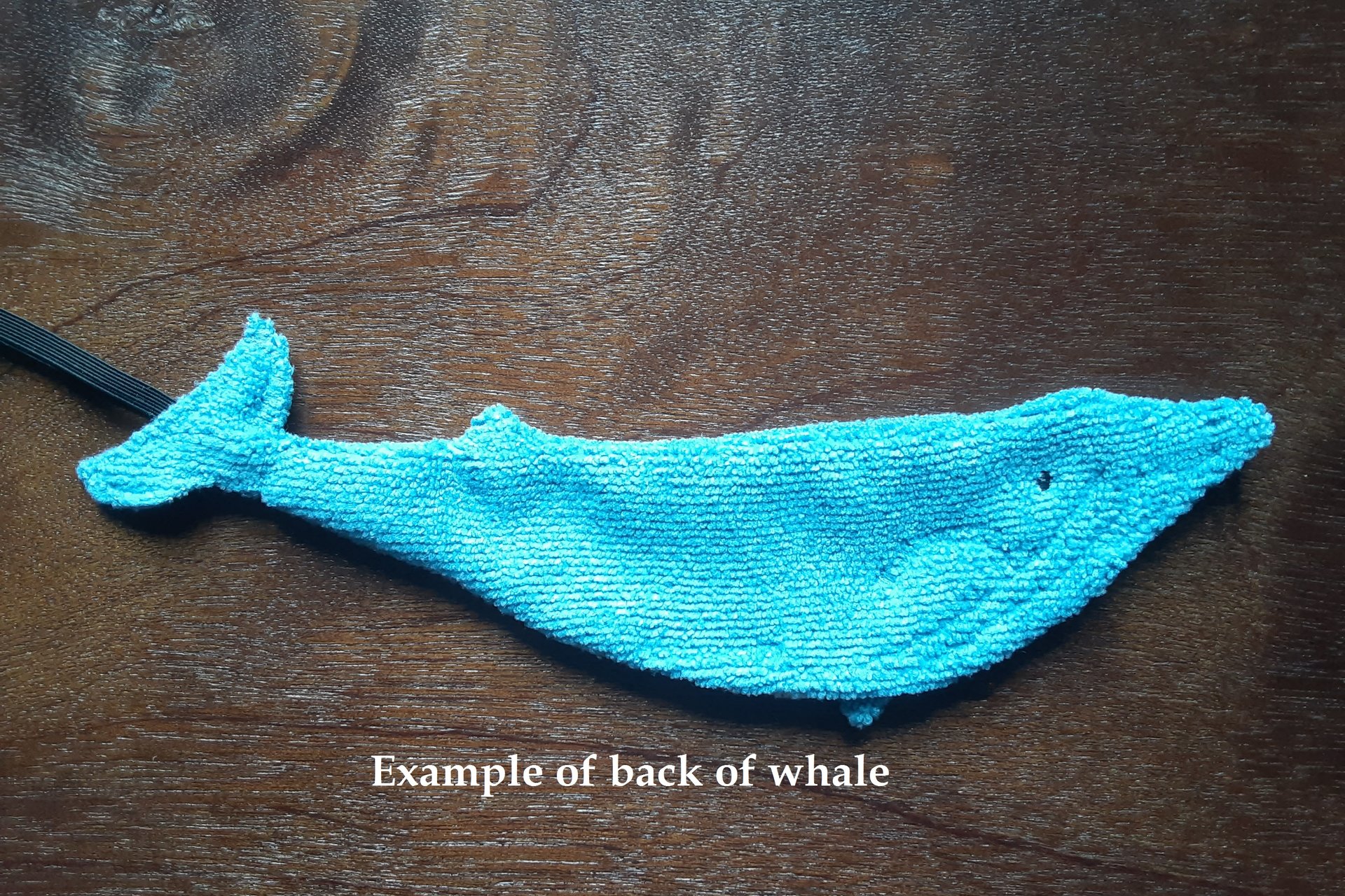 Smudge Fish: Blue Whale Microfiber Covert Cleaning Cloth