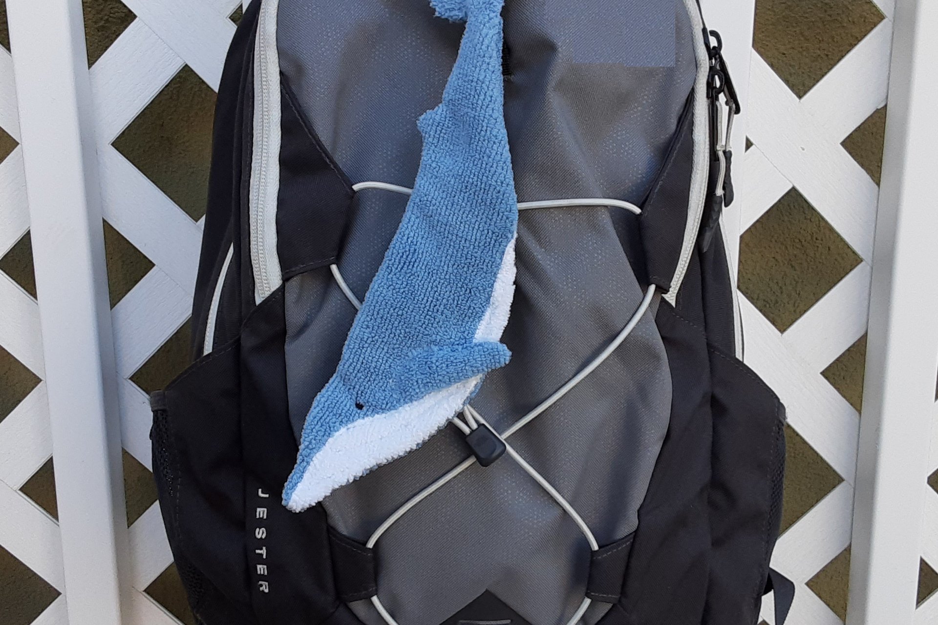 Smudge Fish: Blue Whale Microfiber Covert Cleaning Cloth