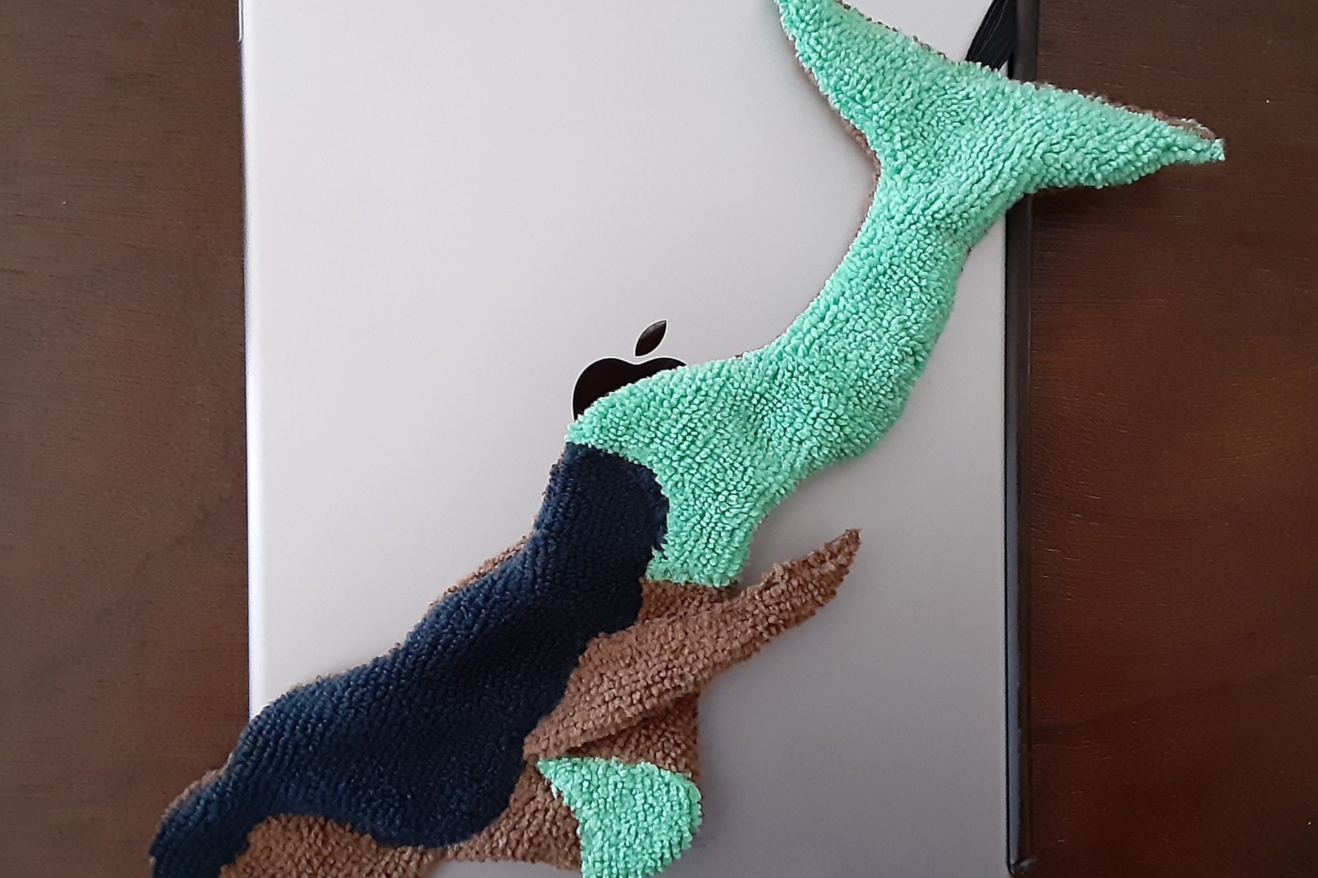 Mermaid attached to popular tablet.