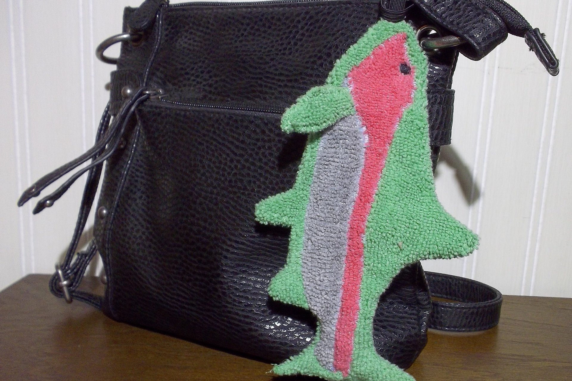 Smudge Fish:  Rainbow Trout Microfiber  Covert Cleaning Cloth
