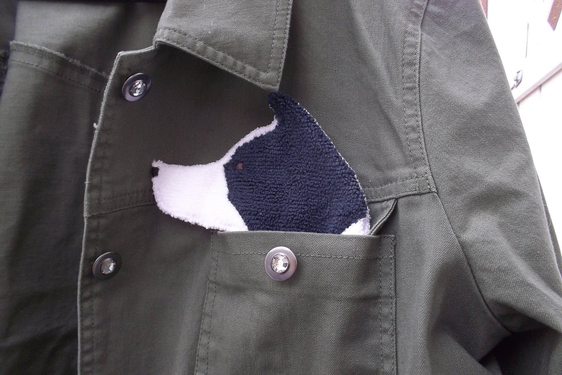 Smudge Dog Border Collie "Abbey" Microfiber Covert Cleaning Cloth
