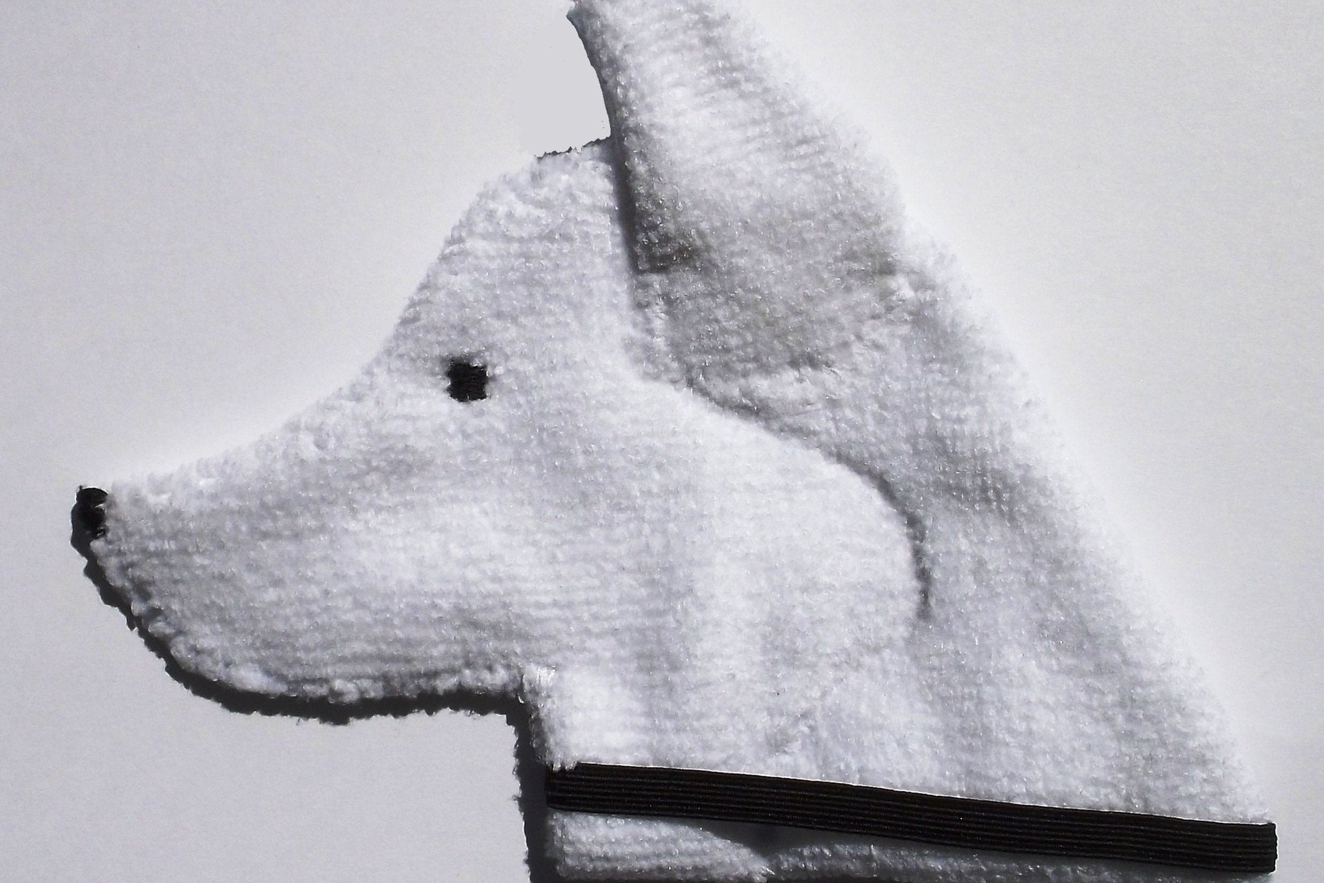 Smudge Dog White Shepherd "Thunder" Microfiber Covert Cleaning Cloth