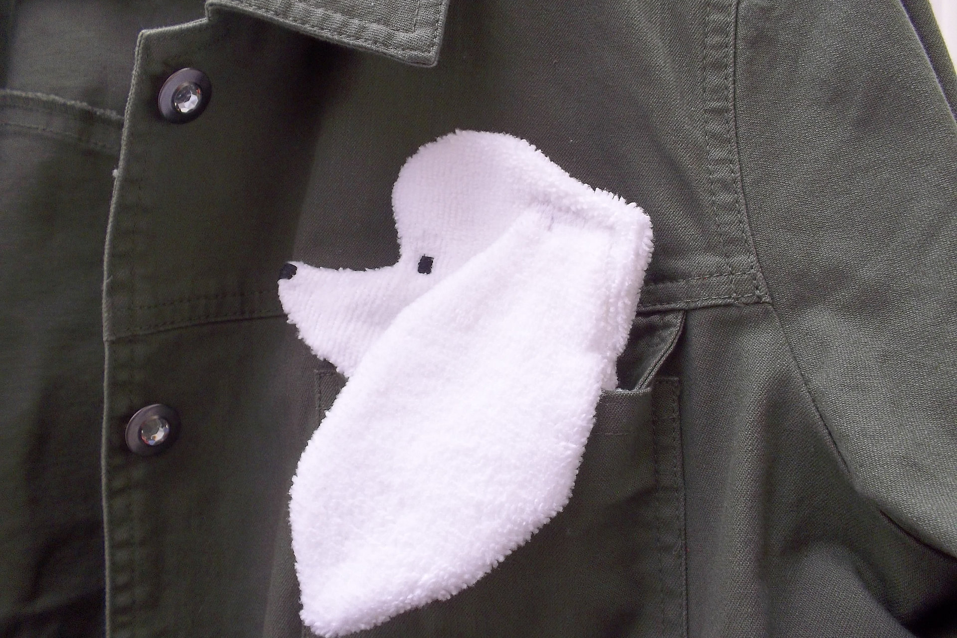 Smudge Dog Poodle "Sugar" Microfiber Covert Cleaning Cloth