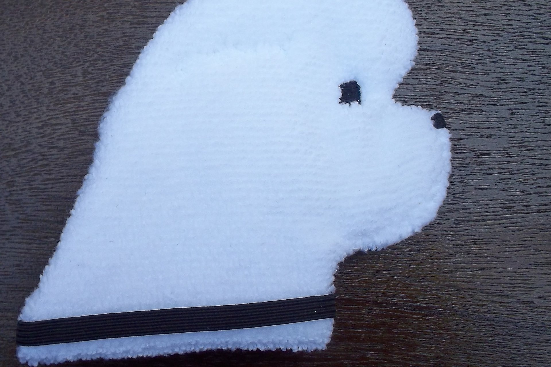Back side of Smudge Dog. Back will be solid color.