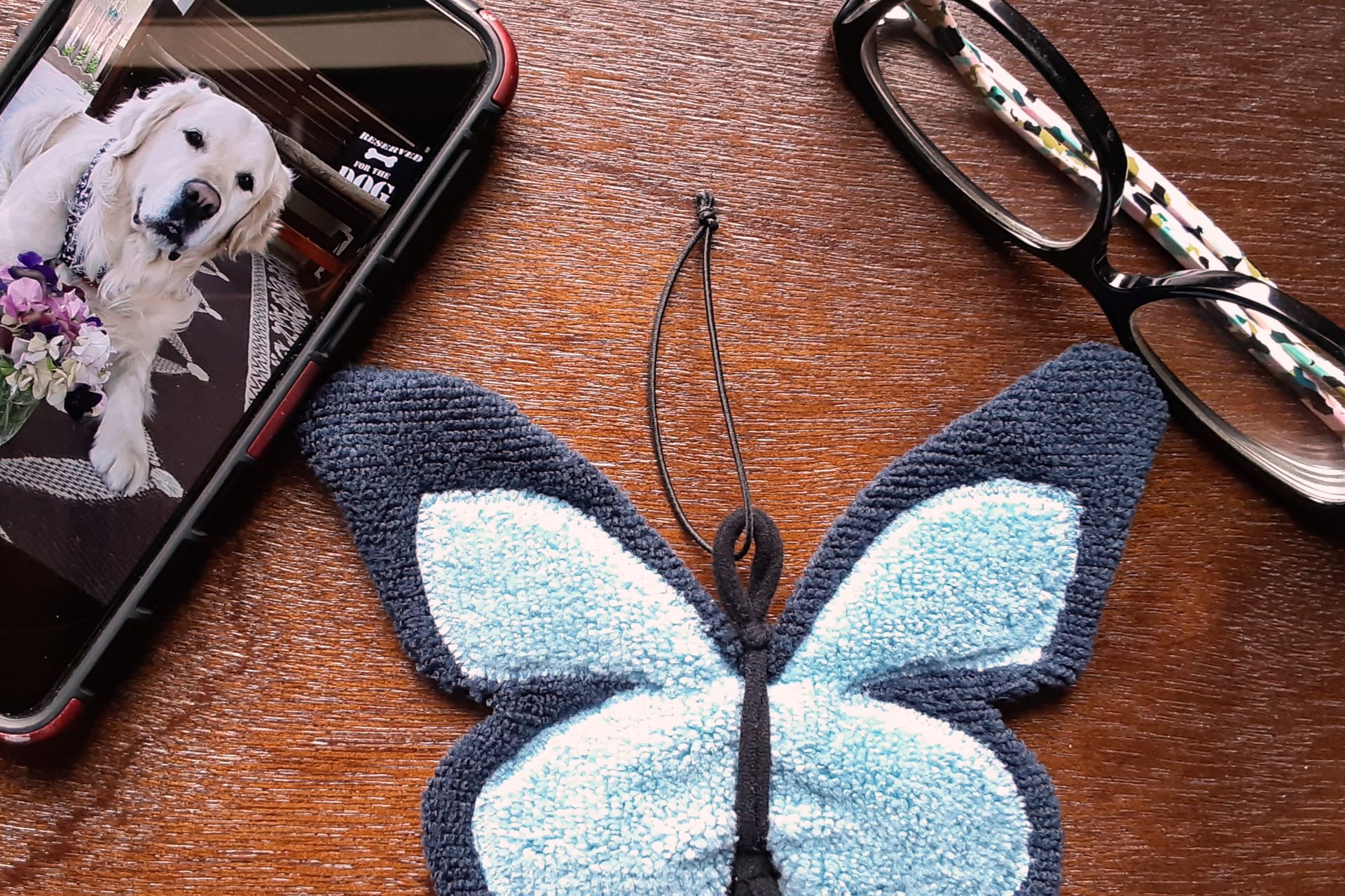 Smudge Bug Butterfly Microfiber Covert Cleaning Cloth