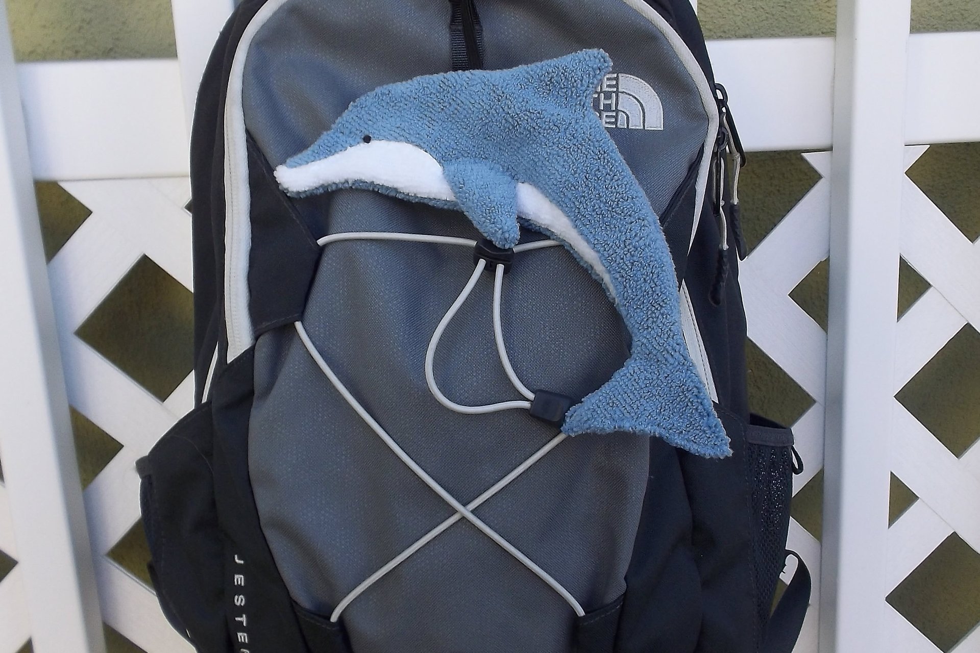 Smudge Fish: Dolphin Microfiber Covert Cleaning Cloth