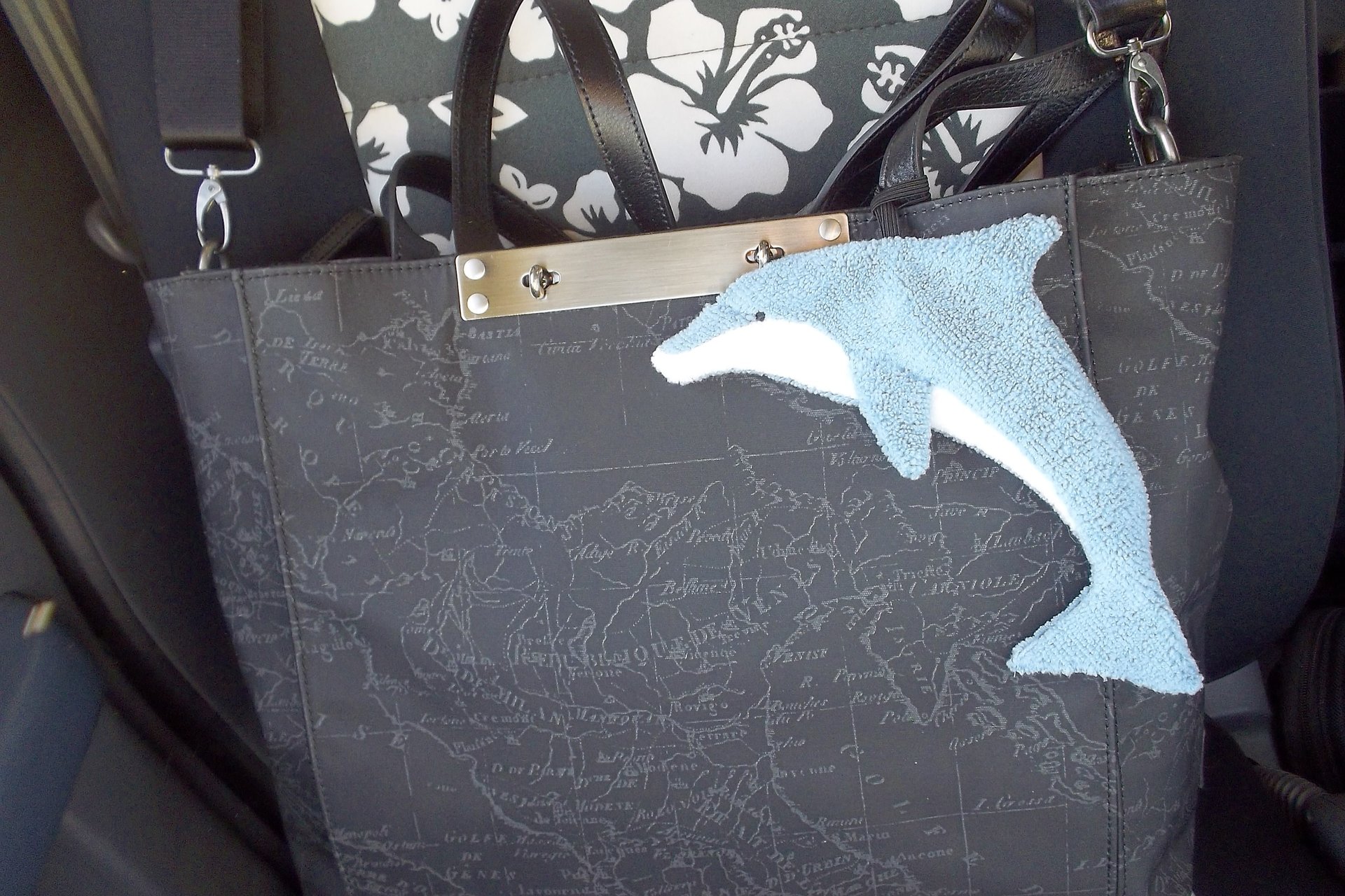 Smudge Fish: Dolphin Microfiber Covert Cleaning Cloth