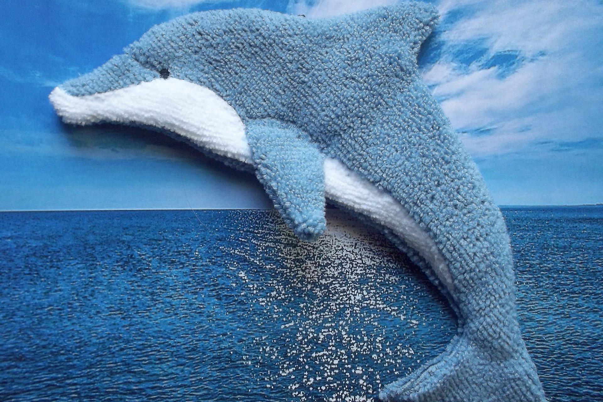 Smudge Fish: Dolphin Microfiber Covert Cleaning Cloth