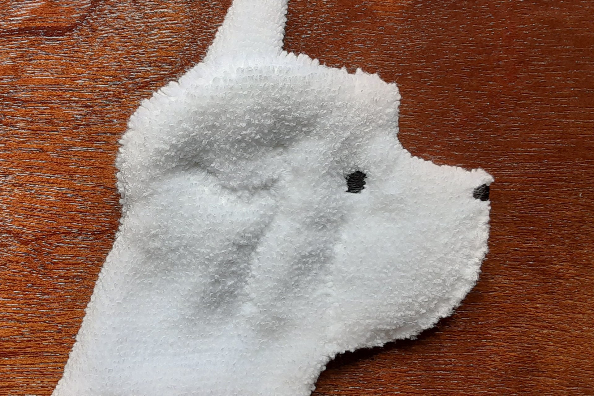 Smudge Dog Westie "Fergie" Microfiber Covert Cleaning Cloth
