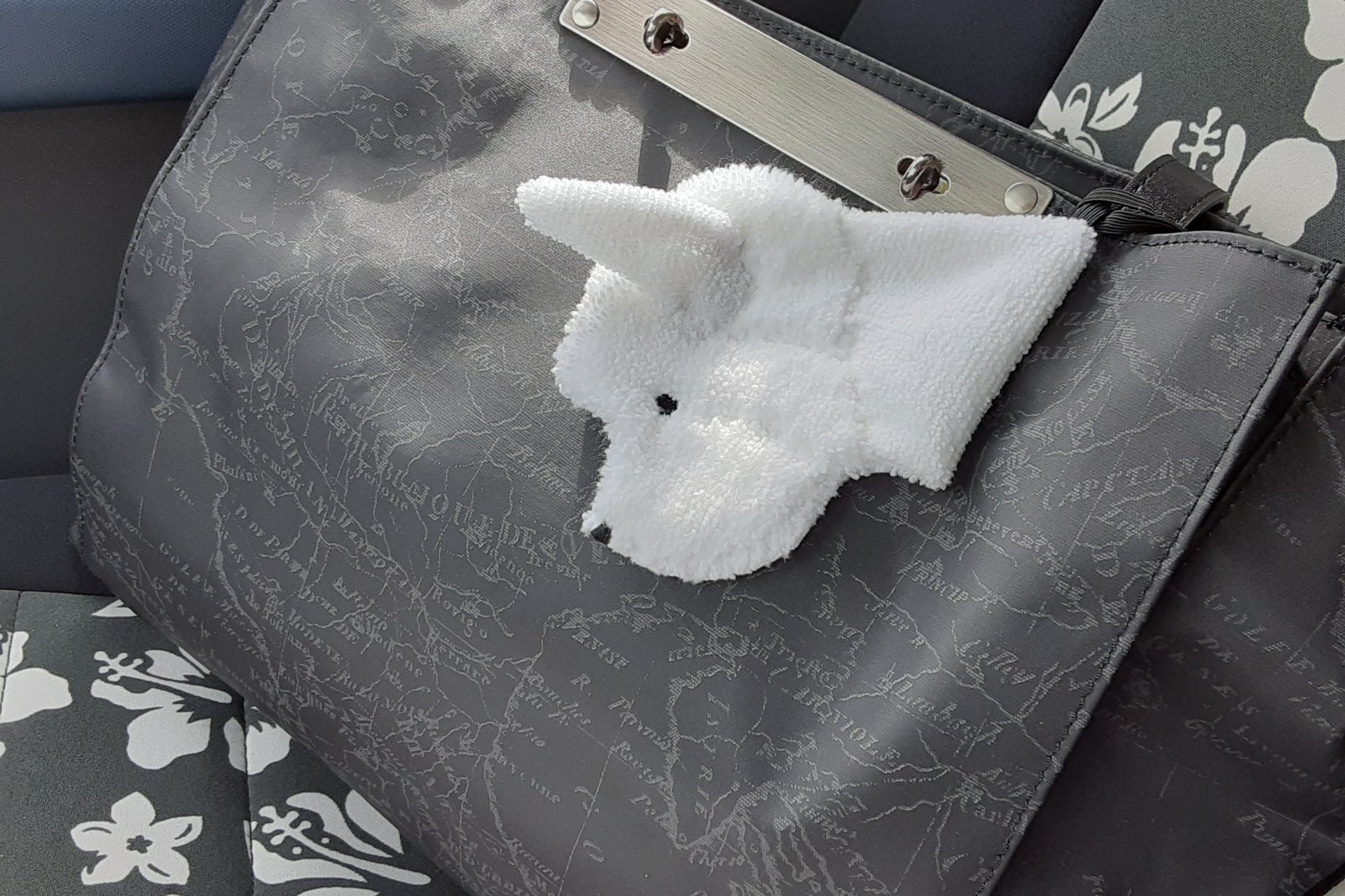 Smudge Dog Westie "Fergie" Microfiber Covert Cleaning Cloth