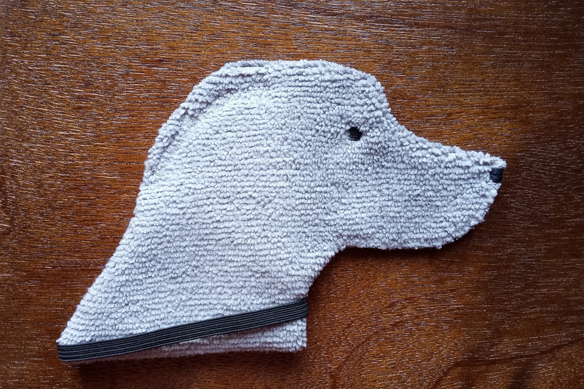 Back side of the Smudge Dog will be solid color.