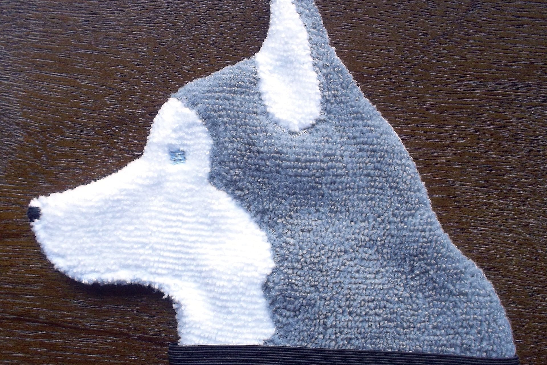 Smudge Dog Husky "Ivan"  Microfiber  Covert Cleaning Cloth