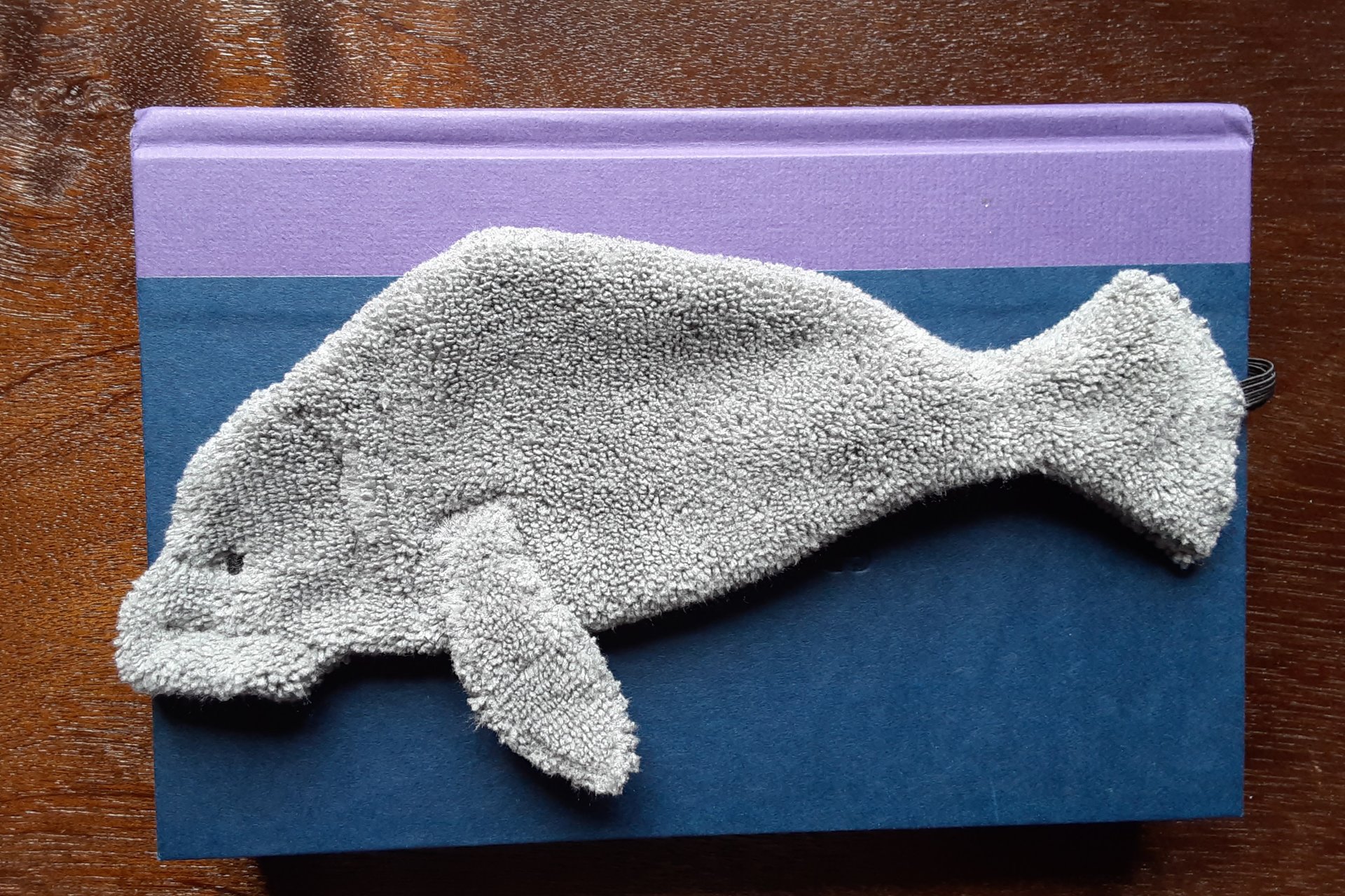 Smudge Fish: Manatee Microfiber Covert Cleaning Cloth
