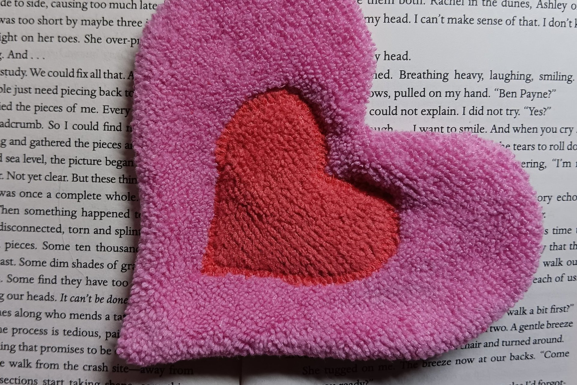 Smudge Heart Microfiber Covert Cleaning Cloth