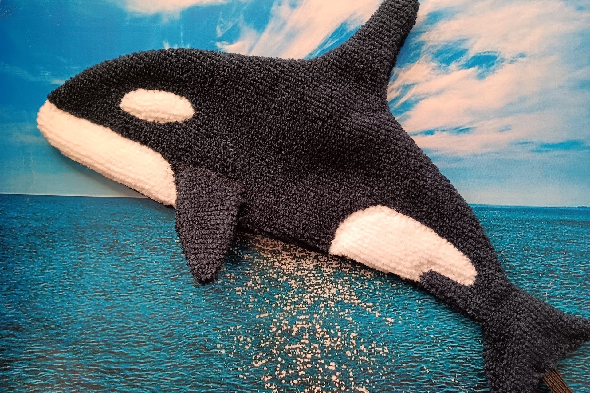 Smudge Fish: Killer Whale Microfiber Covert Cleaning Cloth