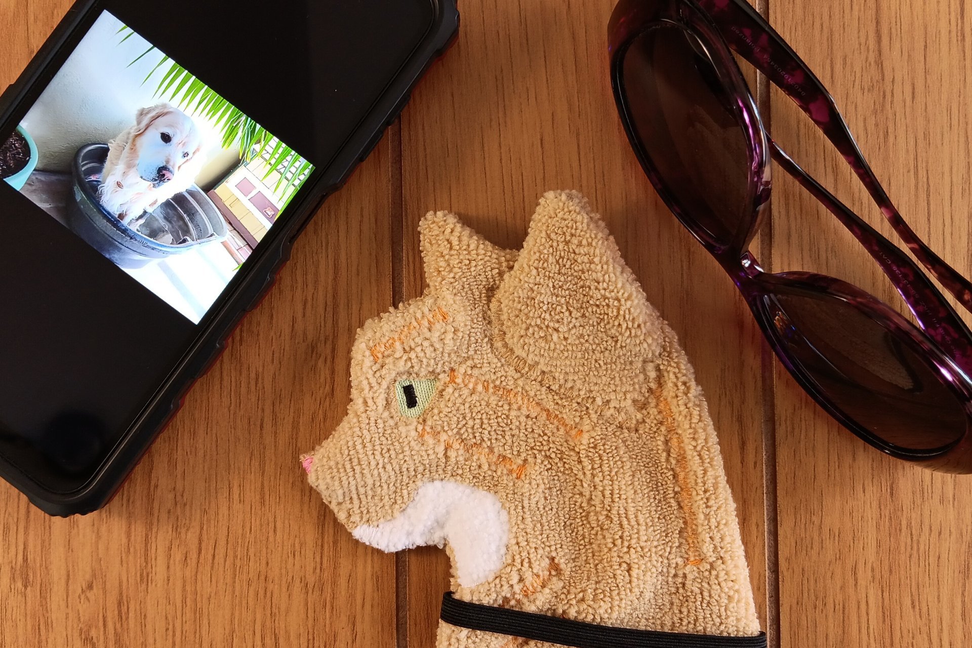 Smudge Cat "Frankie" Microfiber Covert Cleaning Cloth