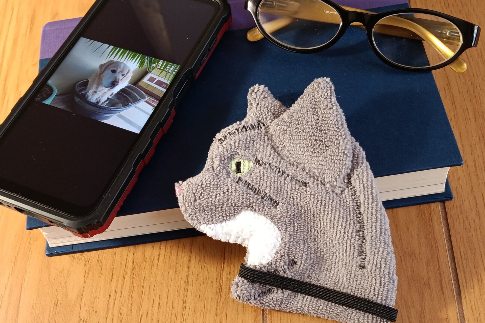 Smudge Cat "Lucky" Microfiber Covert Cleaning Cloth