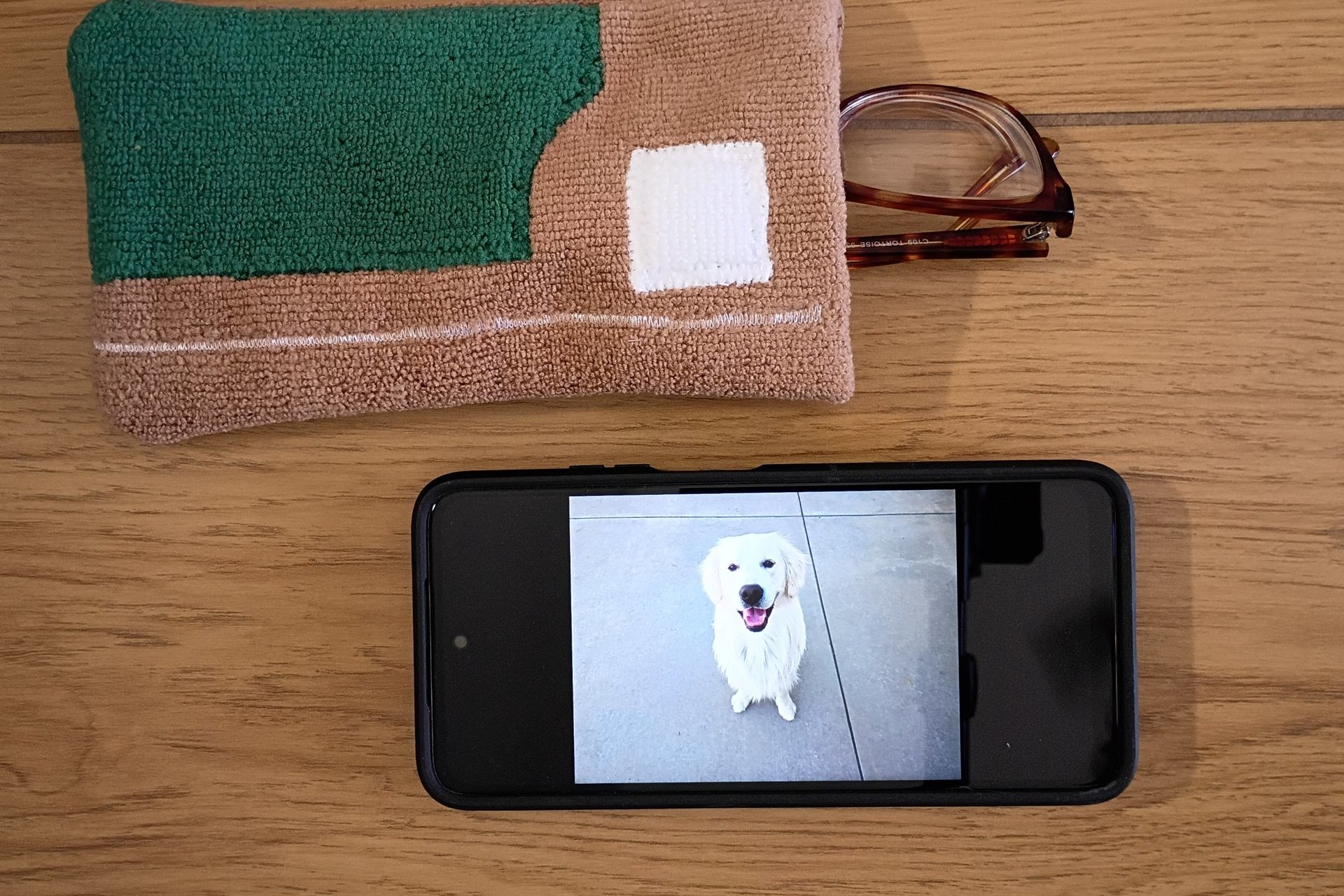 Baseball Themed Microfiber Glasses/Cellphone Case, Cleaner and Case in One!