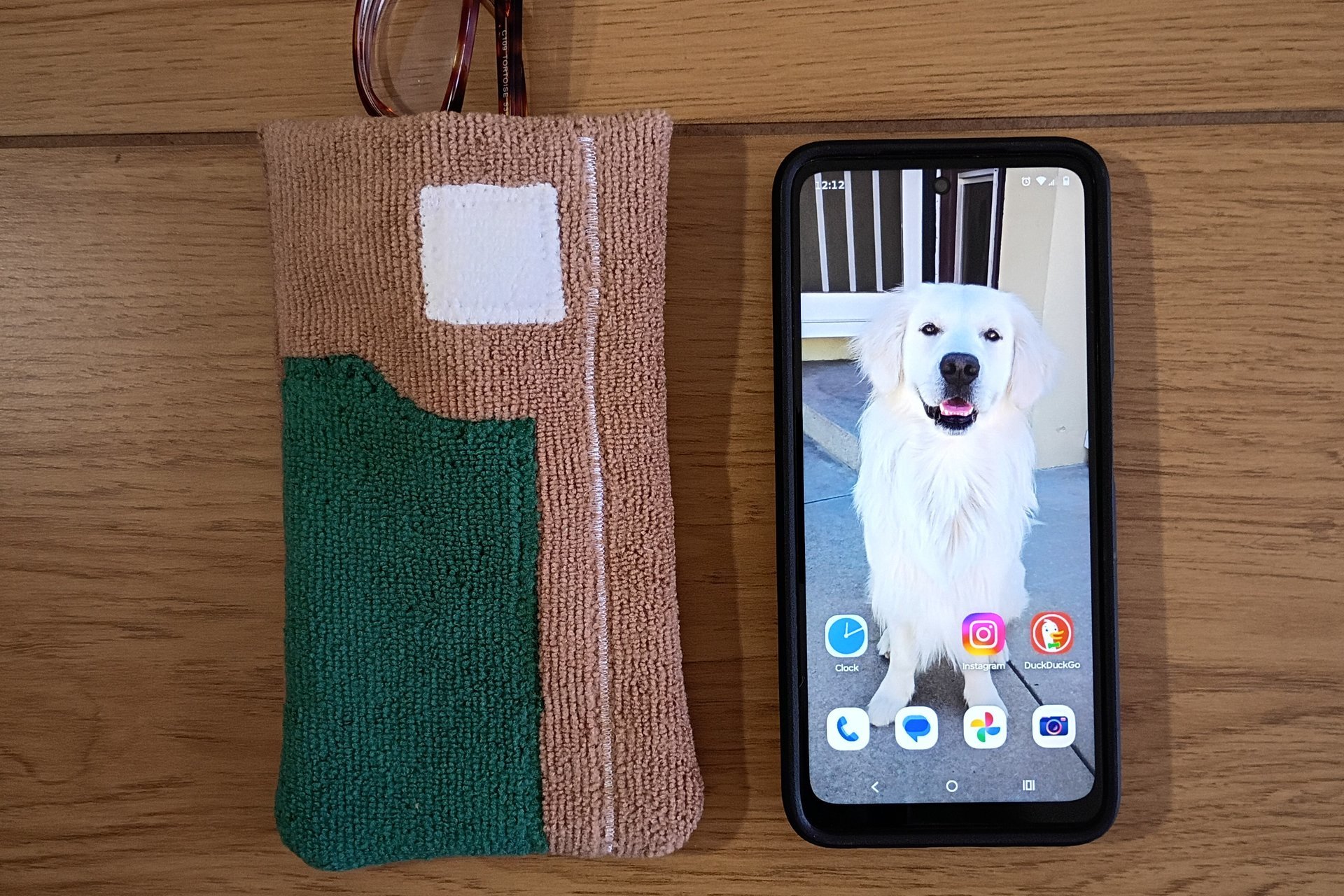 Baseball Themed Microfiber Glasses/Cellphone Case, Cleaner and Case in One!