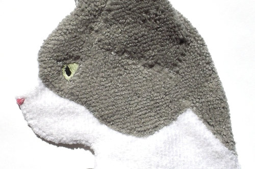 Smudge Cat "Miss Kitty" Microfiber Covert Cleaning Cloth