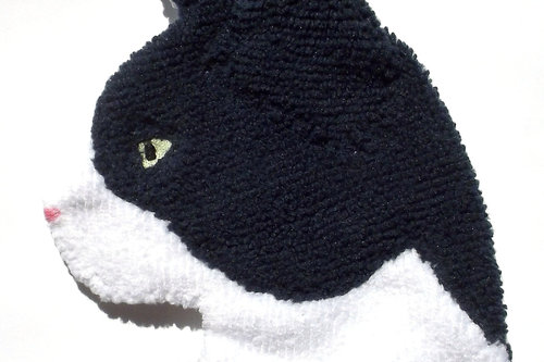 Smudge Cat "Tux" Microfiber Covert Cleaning Cloth