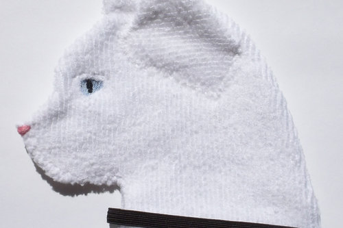 Smudge Cat "Snowball" Microfiber Covert Cleaning Cloth