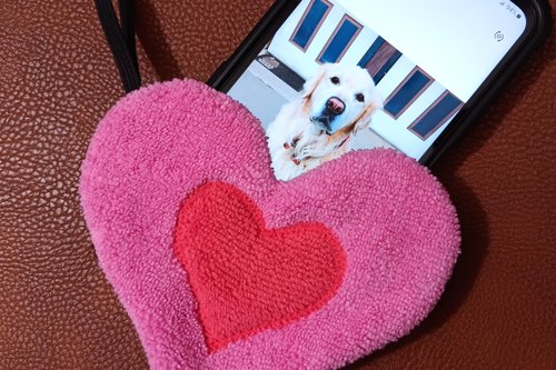 Smudge Heart Microfiber Covert Cleaning Cloth