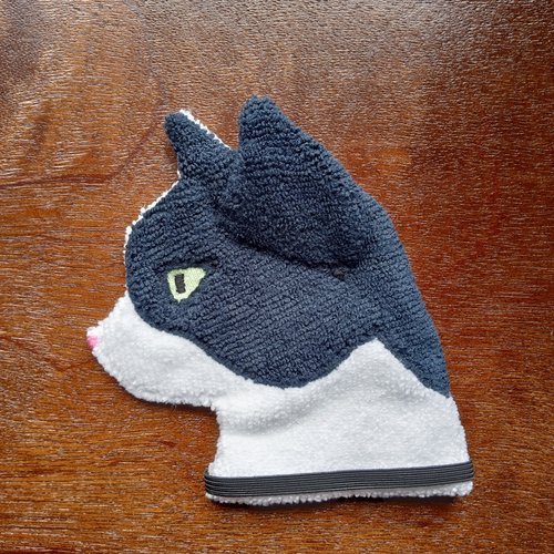 Smudge Cat "Tux" Microfiber Covert Cleaning Cloth