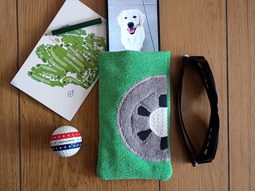 Baseball Themed Microfiber Glasses/Cellphone Case, Cleaner and Case in One!