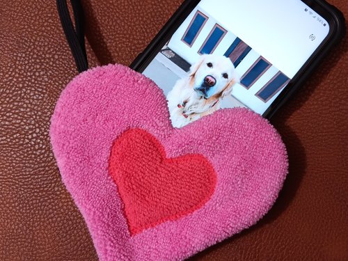 Smudge Heart Microfiber Covert Cleaning Cloth
