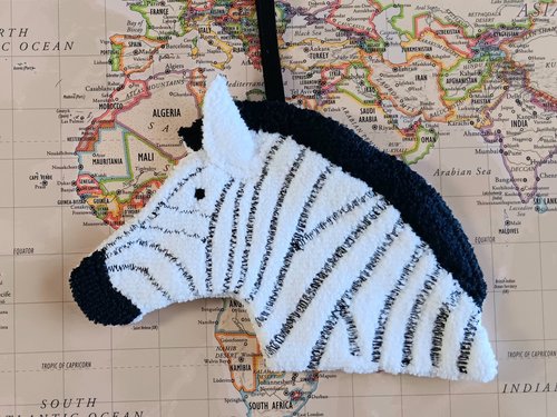 Smudge Safari: Zebra Microfiber Covert Cleaning Cloth